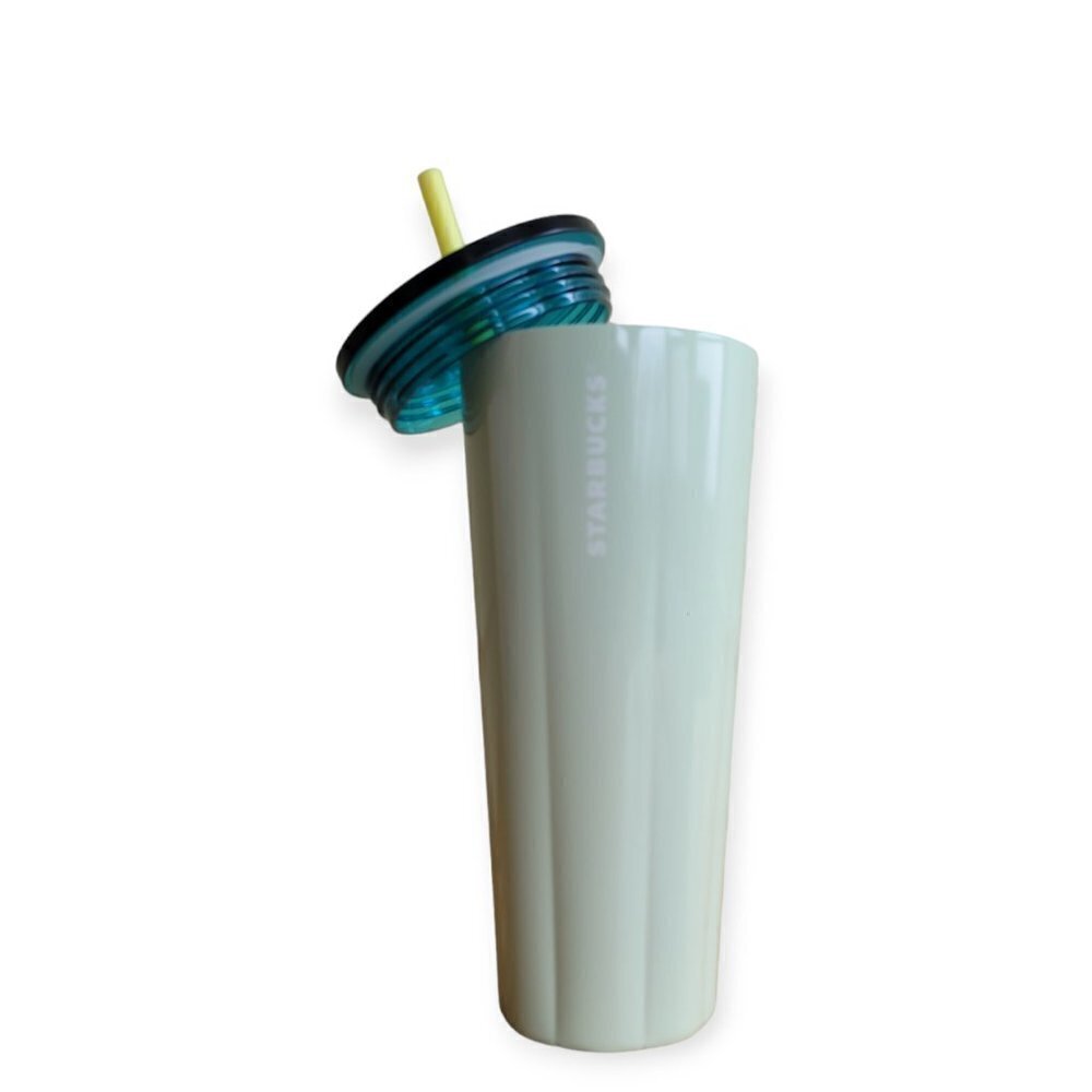 Starbucks Valentines Mint Green Puffy Stainless Steel Tumbler 24oz NWT 2022